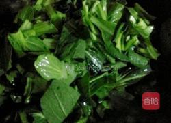 油菜虾皮的做法图解4