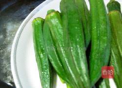金蒜蚝油秋葵的做法图解5