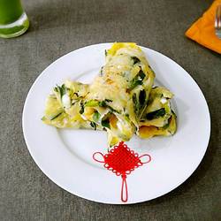 咸蛋白韭菜饼的做法[图]