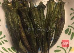 盐烤秋葵(烤箱)的做法图解4