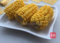 牛奶玉米的做法图解4
