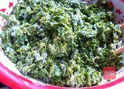 荠菜团子的做法图解4