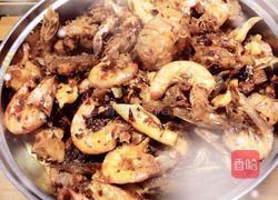 香辣鱿鱼虾干锅的做法图解7