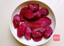 紫薯饼的做法图解1