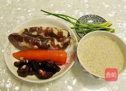 腊肠焖饭的做法图解1