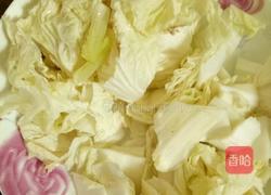 白菜炒粉调的做法图解2