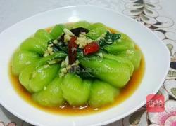 蒜蓉蚝油炒油菜的做法图解3