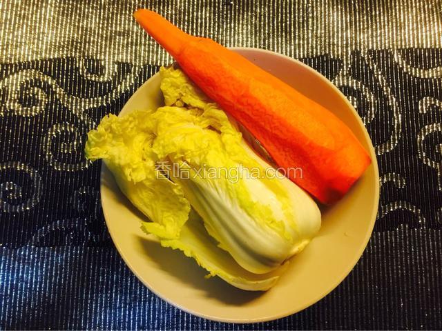 白菜与胡萝卜