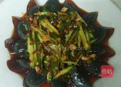 凉拌黄瓜皮蛋的做法图解4
