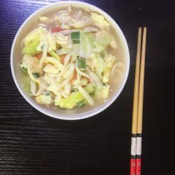 番茄鸡蛋豆面条的做法[图]