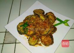 黑椒肉酱茄盒的做法图解4