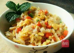 胡萝卜蛋炒饭的做法图解13
