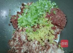 牛肉香芹饺子的做法图解3