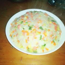 彩色蛋炒饭的做法[图]