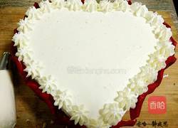 玫瑰花爱心蛋糕的做法图解15