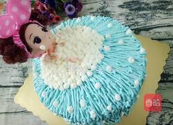 芭比娃娃蛋糕的做法图解1