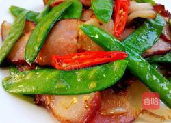 荷兰豆炒腊肉的做法图解11