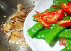 荷兰豆炒腊肉的做法图解9