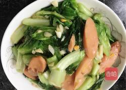 蒜蓉生菜火腿的做法图解6