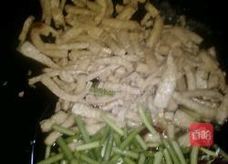 蒜苔炒豆腐丝的做法图解5