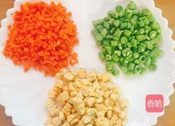 素炒三丁的做法图解2