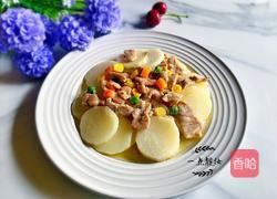 淮山炒肉片的做法图解9