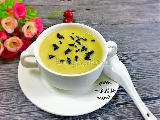红薯牛奶羹