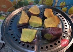 红薯牛奶羹的做法图解1