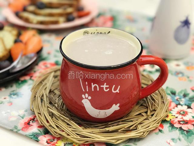 半个小时后就可以喝到软糯又香甜的山药香芋糊啦。