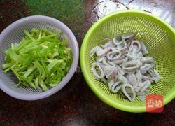 炒鲜魷的做法图解1