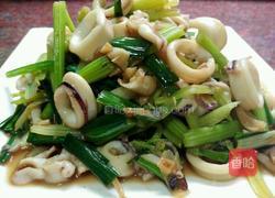 炒鲜魷的做法图解10