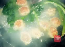 肉丸菠菜粉丝汤的做法图解7