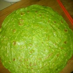 菠菜汁鸡蛋饼的做法[图]
