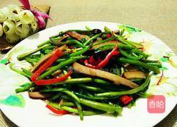 茼蒿杆炒香干的做法图解10