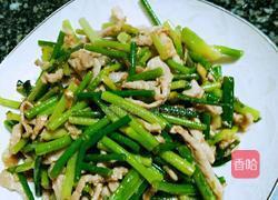 蒜苔肉丝的做法图解5