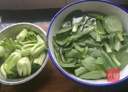 香菇青菜的做法图解1