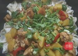 新疆大盘鸡烩面的做法图解13