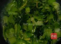 清炒油菜的做法图解3