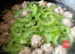 苦瓜汆肉丸的做法图解9