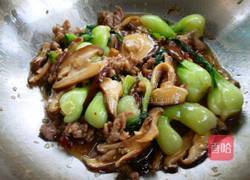 肉末香菇油菜的做法图解16