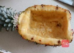 菠萝鸡肉炒饭的做法图解4