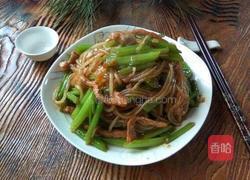 芹菜肉丝的做法图解6