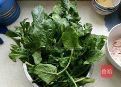 猪肉菠菜饺子的做法图解3