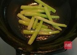 香菇苔芯菜的做法图解5