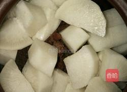 牛腩炖萝卜的做法图解2