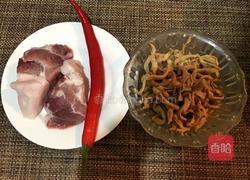 大头萝卜干炒肉的做法图解1