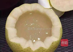 雪梨炖燕窝的做法图解4