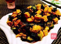 秋葵炒鸡丁的做法图解12