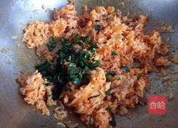 辣白菜炒饭的做法图解5
