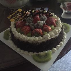 草莓奶油蛋糕（八寸）的做法[图]